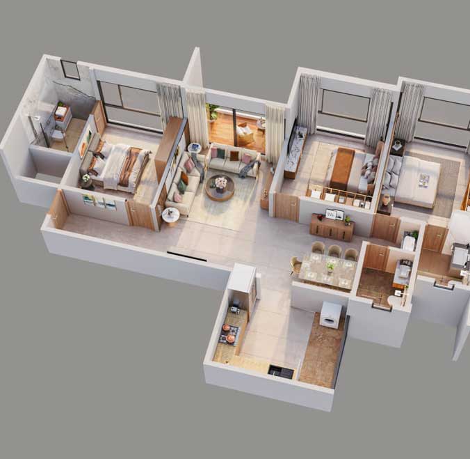 3 & 4 BHK Apartments